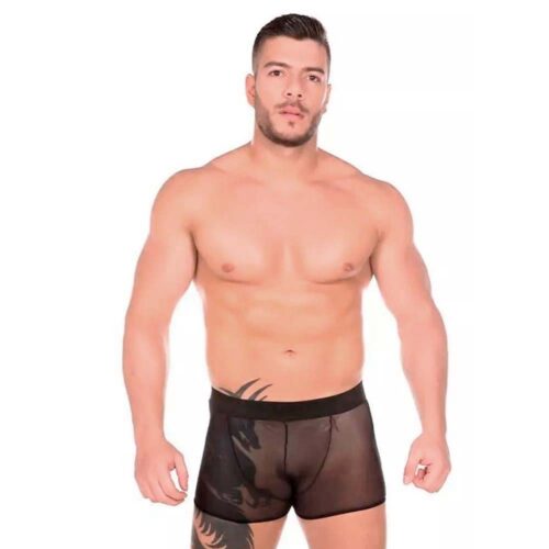 Cueca Box Tule PRETO