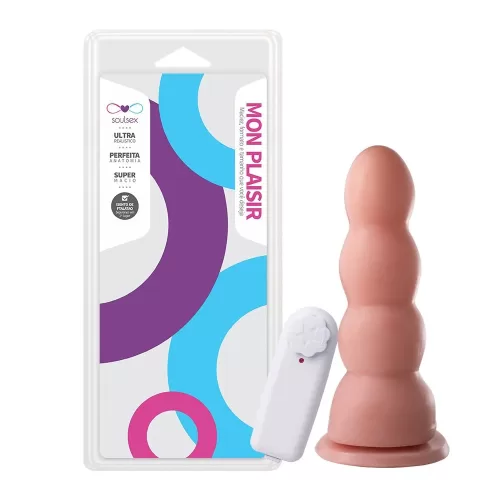 Plug Anal Vibro Externo 15,5 X 5Cm Soulsex