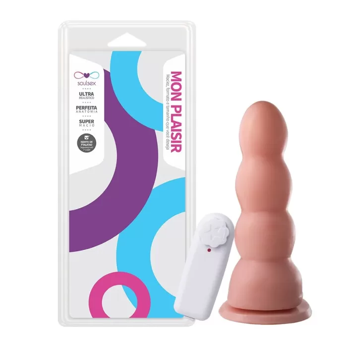 Plug Anal Vibro Externo 15,5 X 5Cm Soulsex