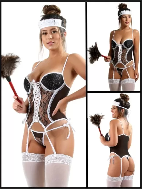 ESPARTILHO EMPREGADINHA COM BOJO LUXO